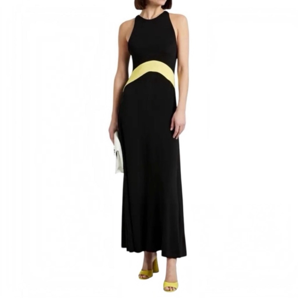 Solid & Striped x Sofia Richie Jonati Maxi Dress Black Sz XS